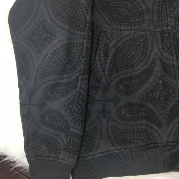 quicksilver Sweater hooded zip men's size grey - Picture 2 of 6